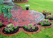 Brick patio